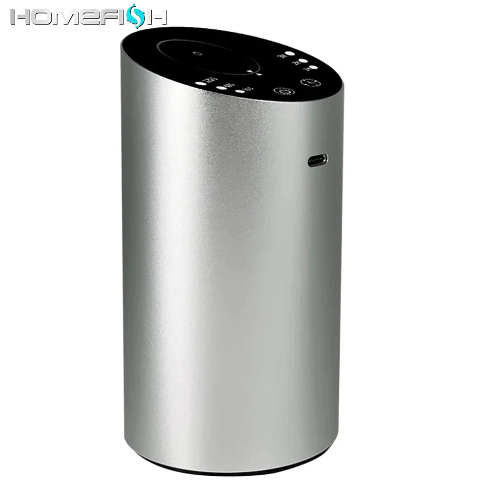 Portable Auto Scent Dispenser with 20Ml Refillable Oil Container USB Fragrance Spreader for Home