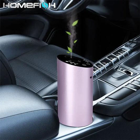 Portable Auto Scent Dispenser with 20Ml Refillable Oil Container USB Fragrance Spreader for Home